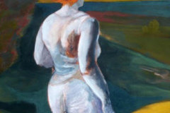 o. T., Acryl auf Papier, 2008, 45 cm x 65 cm