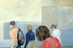 Wanderung, Öl auf MDF, 2009, 120 cm x 100 cm