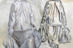 Zwei Frauen, Öl auf Leinwand, 2009, 70 cm x 80 cm