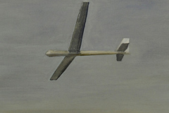 Flieger 3, Öl auf Papier, 2010, 26 cm x 36 cm