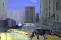 Frankfurterallee, Acryl auf Leinwand, 2011, 100 x 90 cm