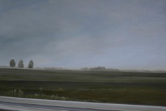 Autobahn A44-I, Öl auf Leinwand, 2011, 120 x 100 cm