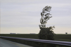 Autobahn A44-VII, Acryl auf Leinwand, 2011, 90 x 80 cm