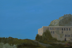 Cefalù-Villa, Acryl auf Leinwand, 90 x 100 cm, 2012