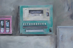 Automaten, Öl auf Leinwand, 2017, 50 x 60 cm