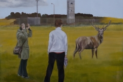 Begegnung, Öl auf Leinwand, 2019, 90 x 100 cm