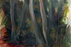 Wald_02  Acryl  auf Leinwand 80 x 90 cm  2020